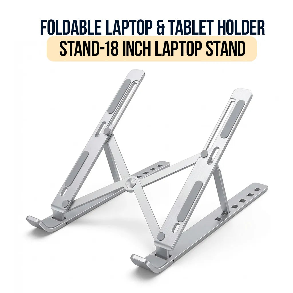Adjustable Laptop Stand Folding Portable Bracket for Desk & Office