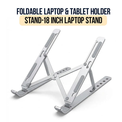 Adjustable Laptop Stand Folding Portable Bracket for Desk & Office